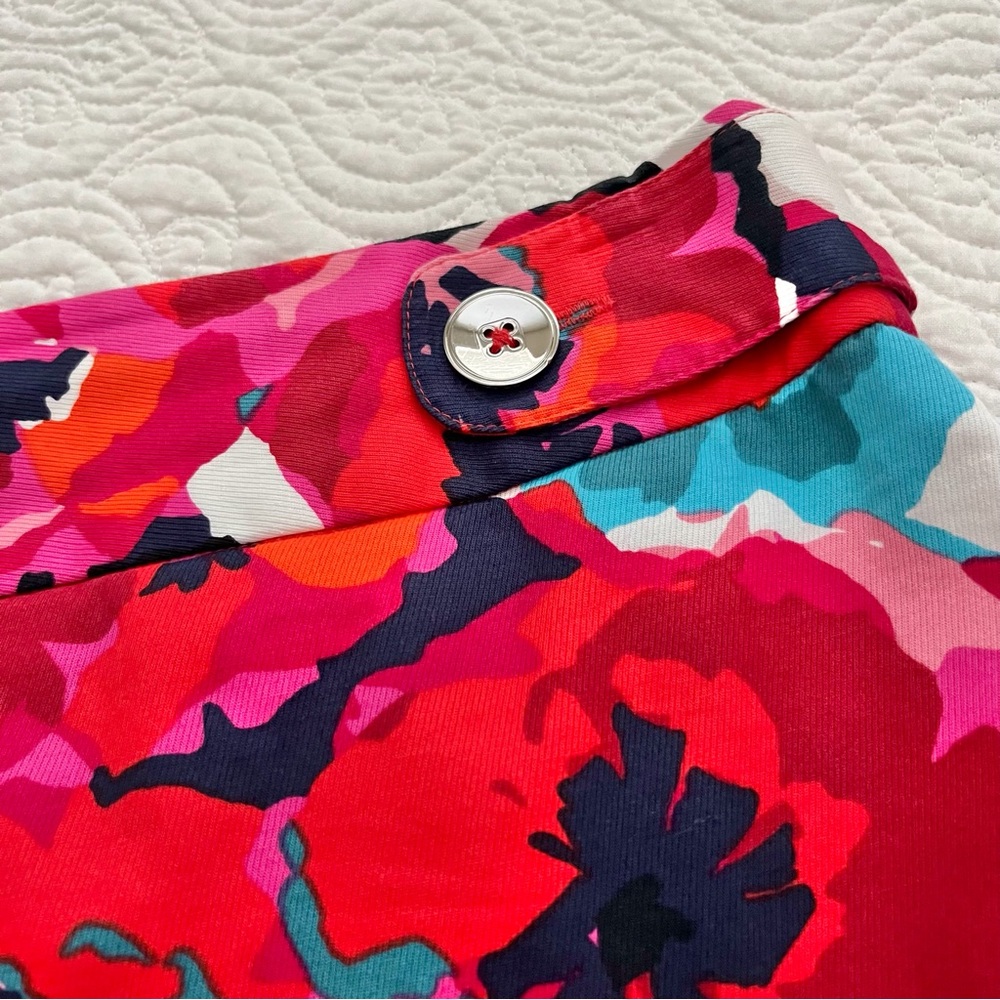 Rafaella Skirt Size 10 Midi Straight Colorful Floral and Belle Amie Shirt PM - Picture 7 of 16